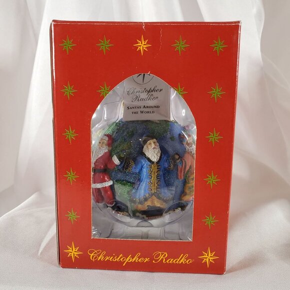 Christopher Radko Santas Around The World Ornament In Box 3D Christmas - Picture 6 of 13
